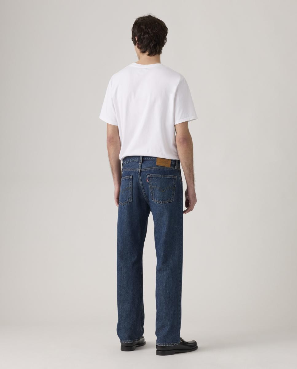Jeans 502™ Taper com Toque de Linho Azul-claro-3
