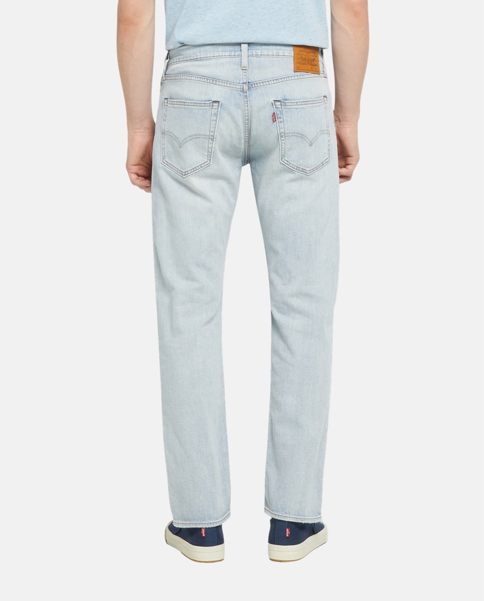 Jeans 502™ Taper com Toque de Linho Azul-claro-3