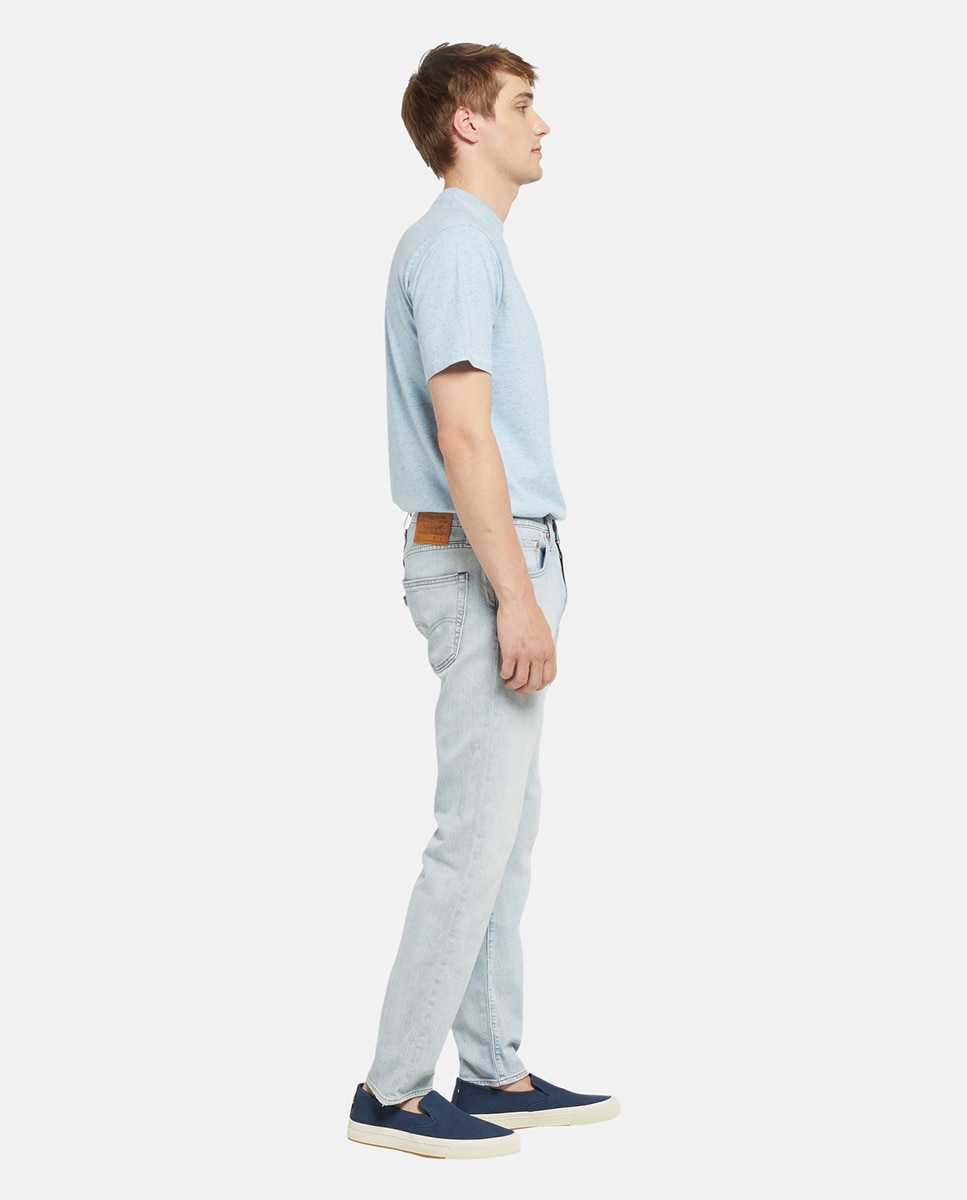 Jeans 502™ Taper com Toque de Linho Azul-claro-4