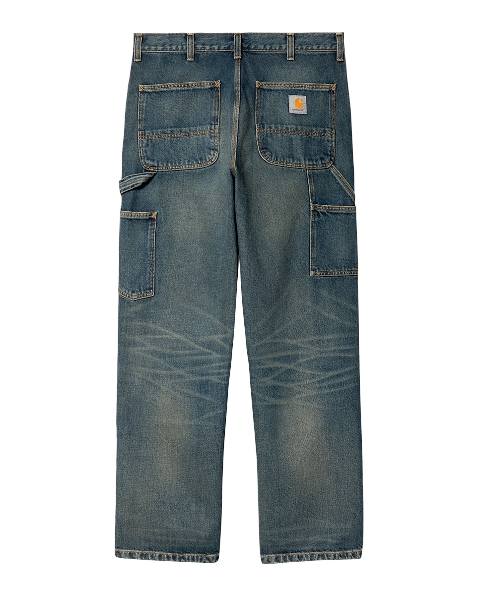 Calças Double Knee Pant Azul-6