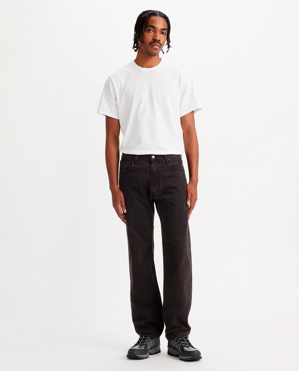 Jeans 555™ Relaxed Straight Preto-1