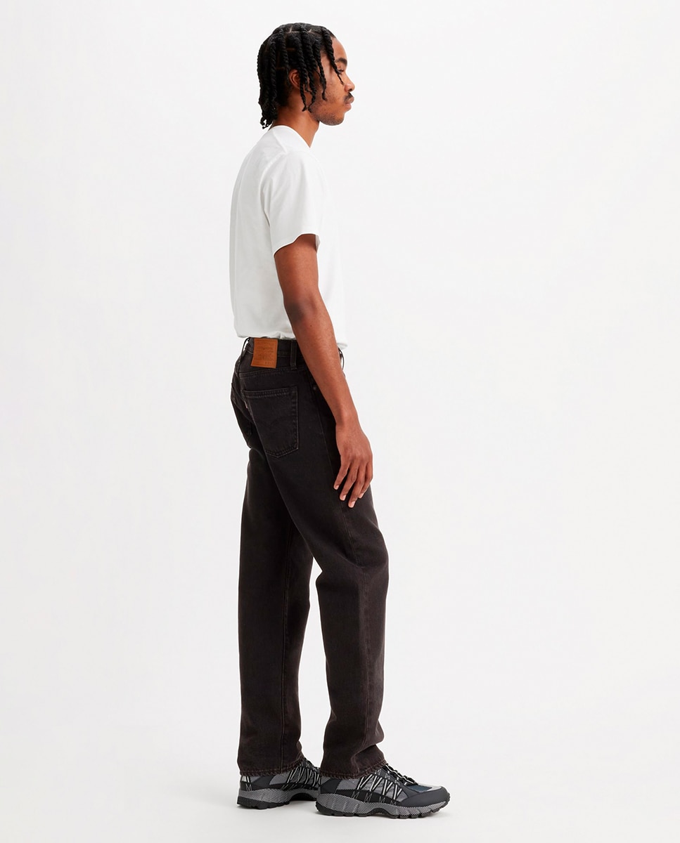 Jeans 555™ Relaxed Straight Preto-4