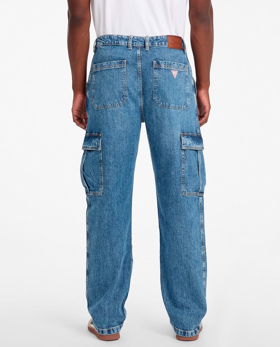 Jeans g17 Cargo Azul-3