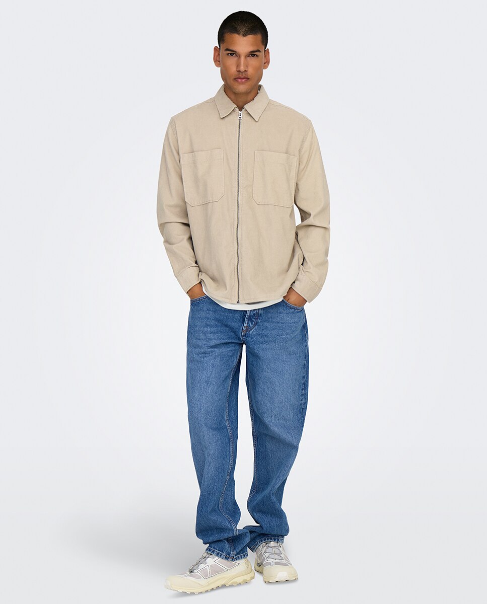 Jeans Straight Azul-1