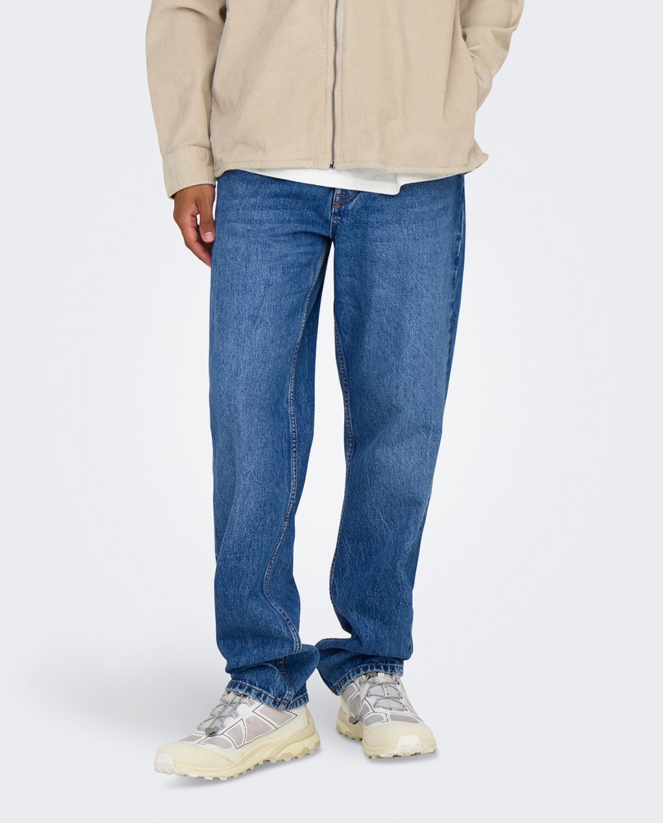 Jeans Straight Azul-2