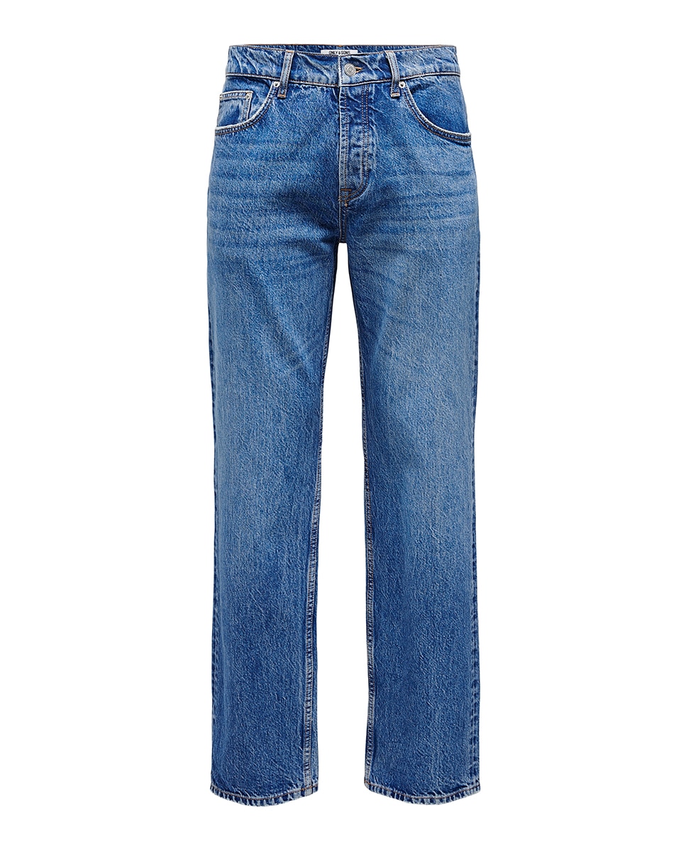 Jeans Straight Azul-6