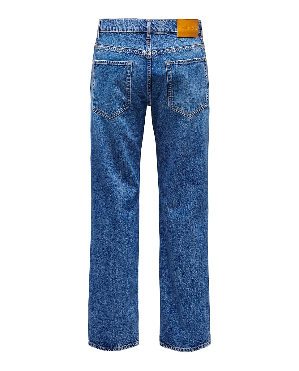 Jeans Straight Azul-7