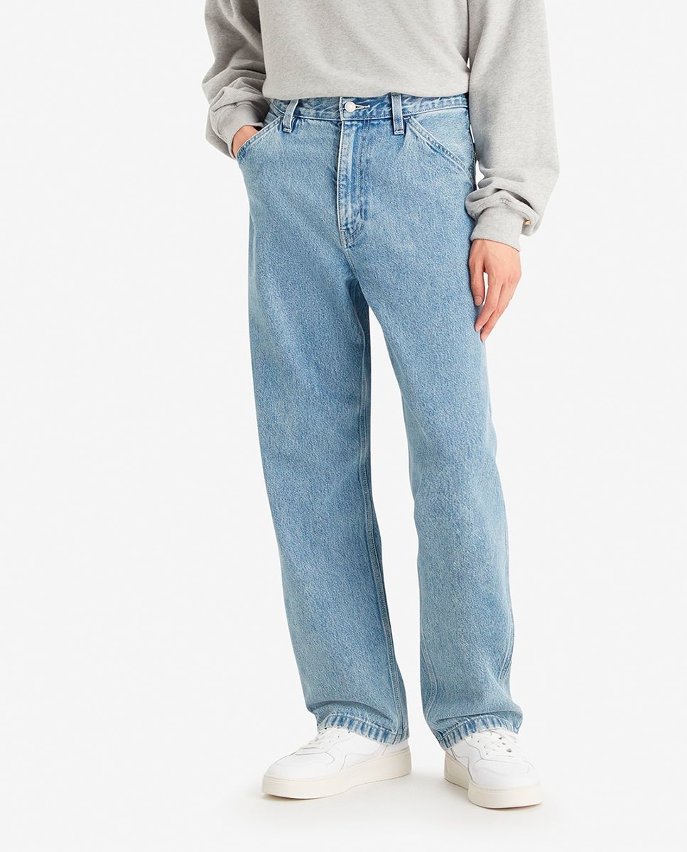 Jeans de Homem 568?  Loose Straight Carpenter Azul-claro-2