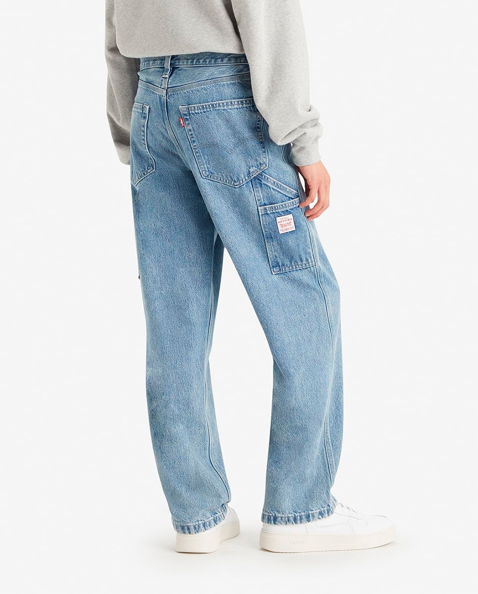 Jeans de Homem 568?  Loose Straight Carpenter Azul-claro-3