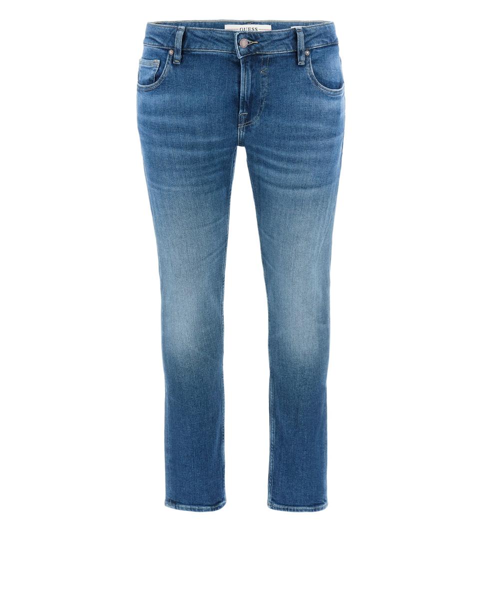 Jeans skinny de homem Azul-6