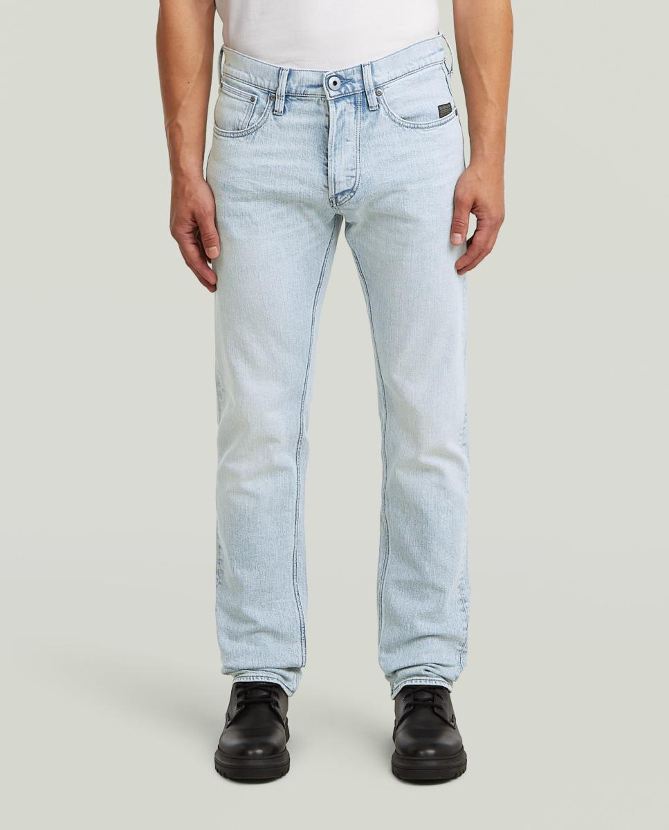 Jeans Straight Justas Streem com Cintura Média Azul-2
