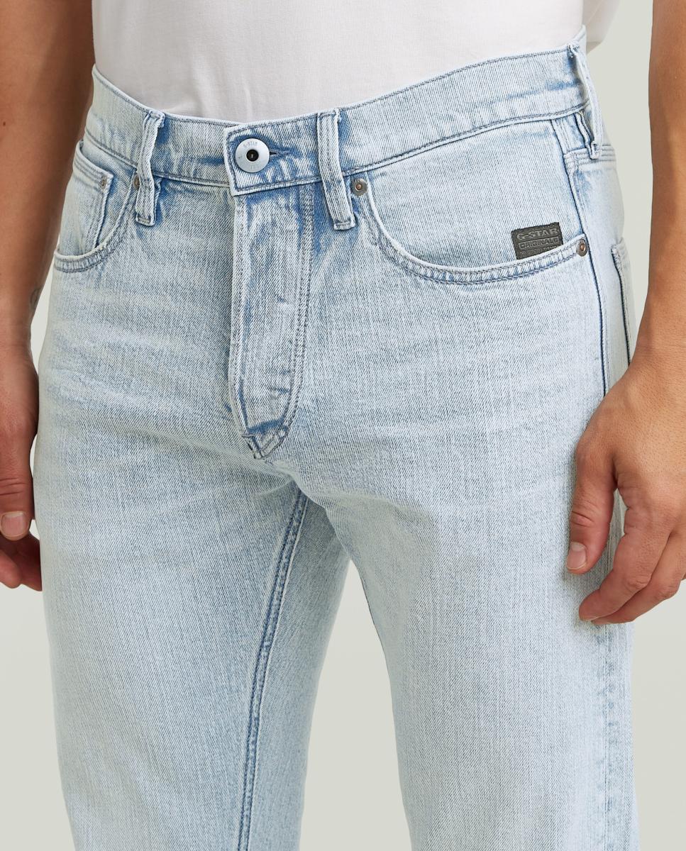 Jeans Straight Justas Streem com Cintura Média Azul-4