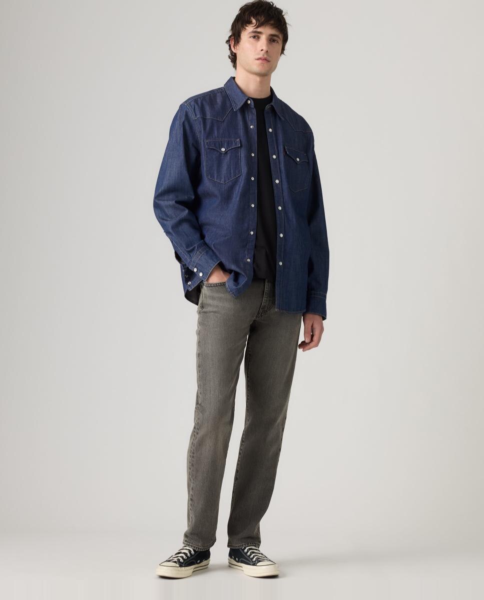 Jeans 502™ Tapered Stretch Cinzento-5