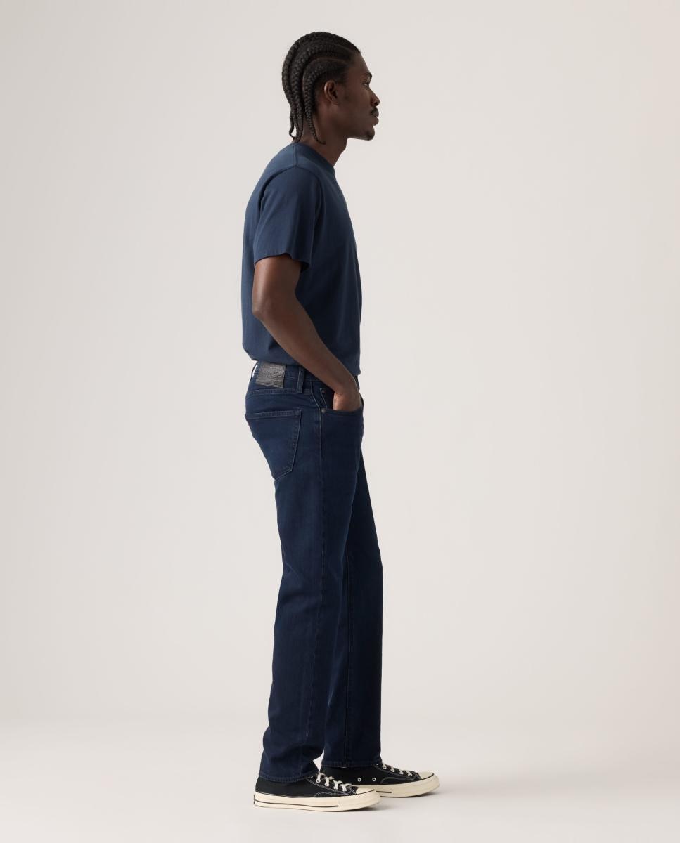 Calças 502™ Taper com Stretch Azul-marinho-4