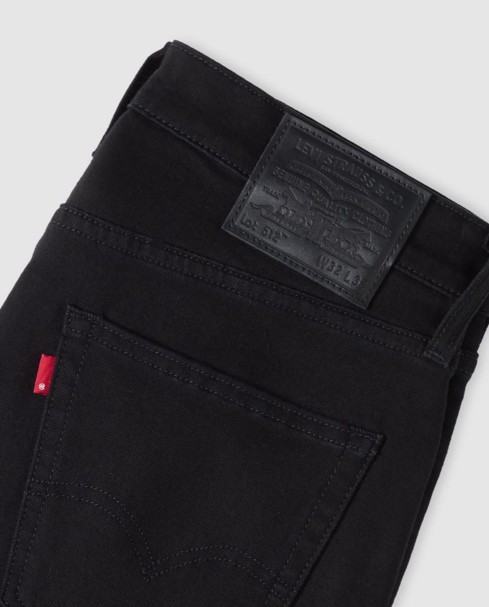 Imagen 6 de Vaquero de hombre 512? Slim Taper con stretch - Levi's - Negro Negro