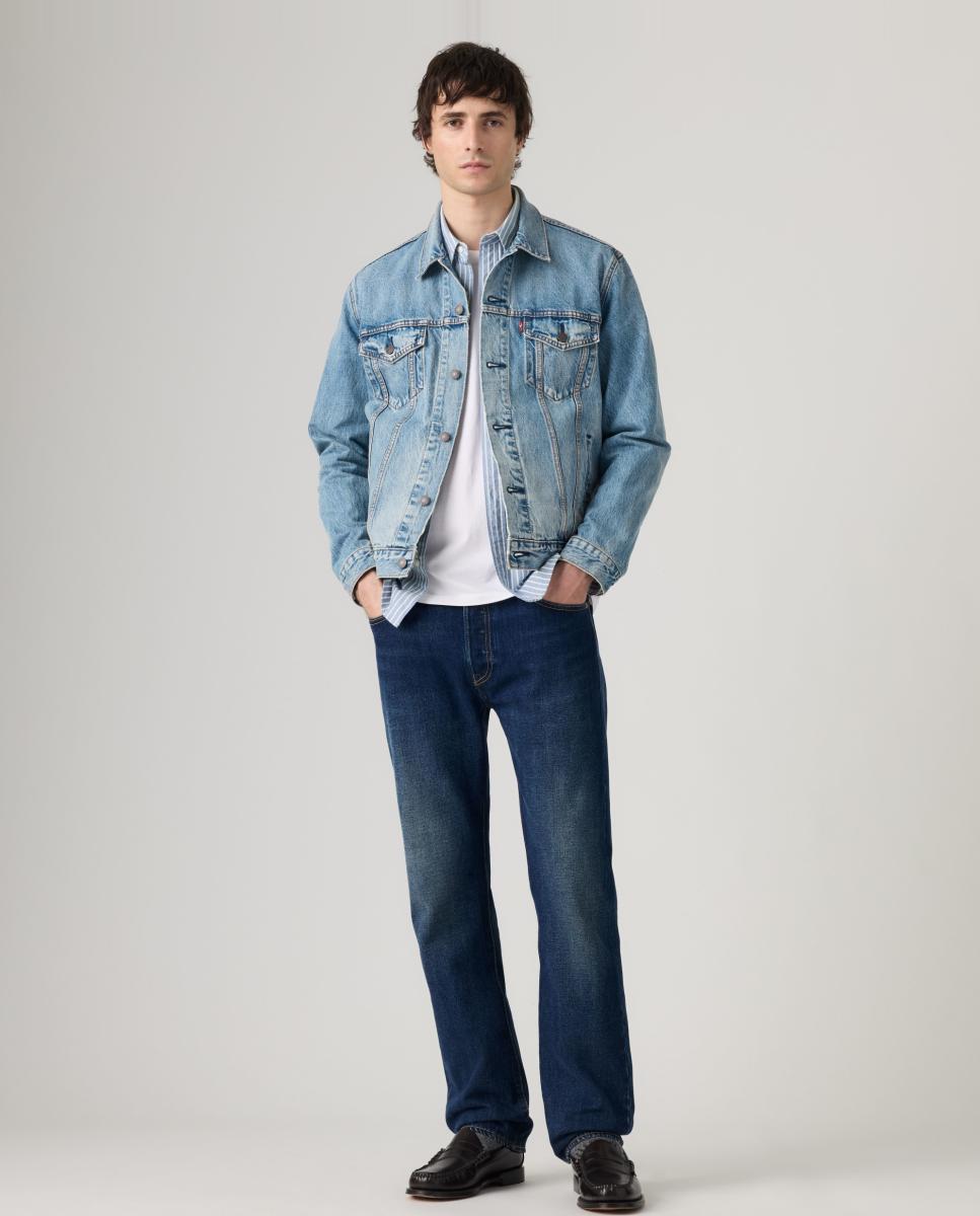 Imagem 0 de Jeans 501® Original Straight de Algodão