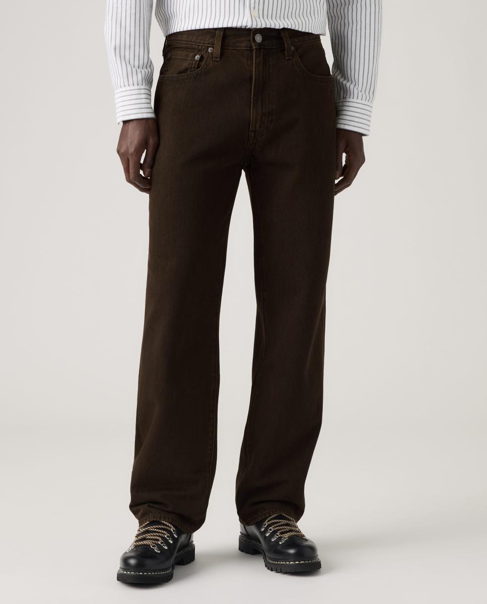 Jeans 568? Loose Straight Castanho-escuro-2
