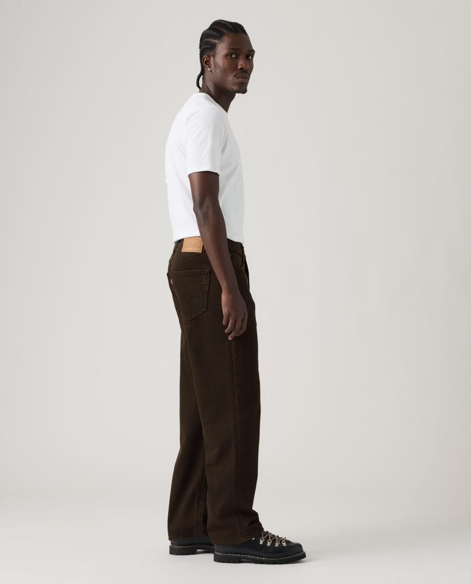Jeans 568? Loose Straight Castanho-escuro-4
