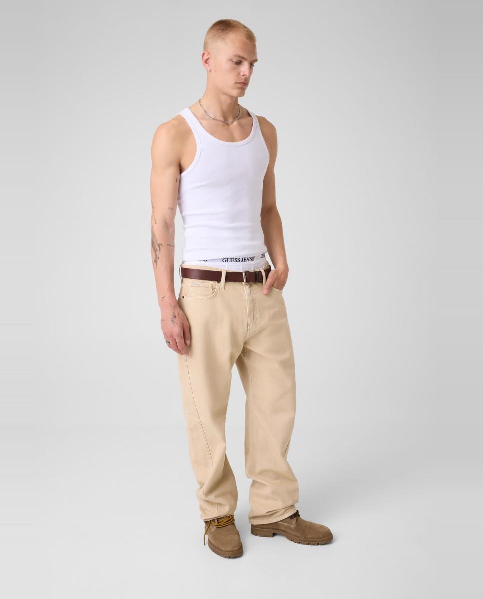 Vaquero G18 Relaxed de hombre - Guess Jeans - Beige Beige-1