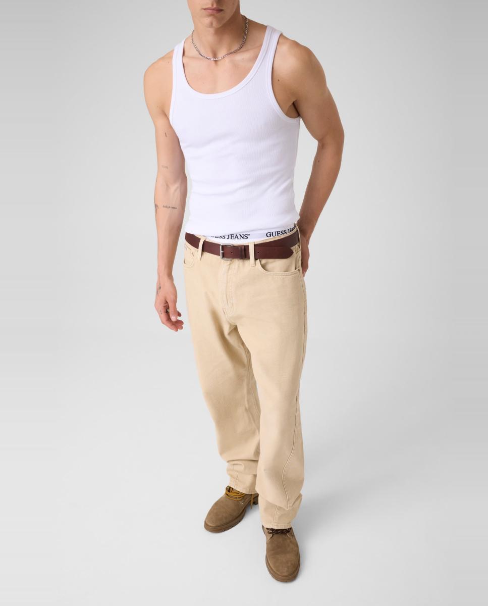 Vaquero G18 Relaxed de hombre - Guess Jeans - Beige Beige-2