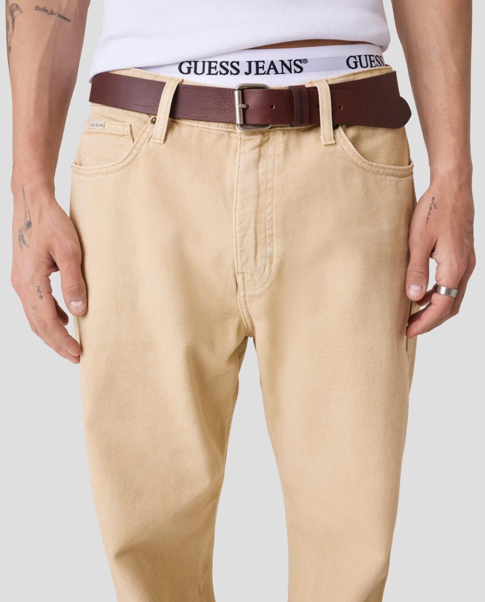 Vaquero G18 Relaxed de hombre - Guess Jeans - Beige Beige-4
