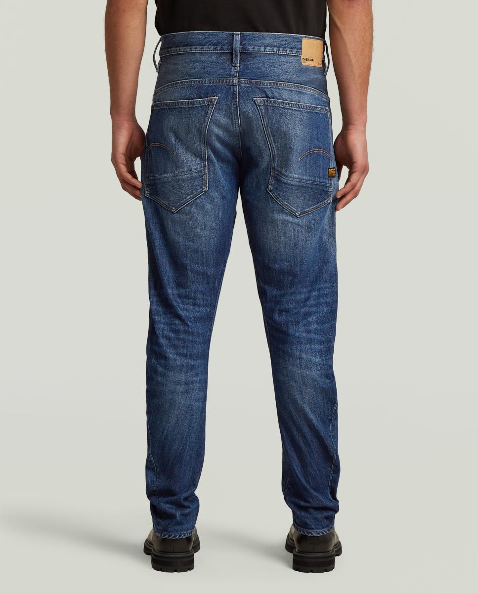 Jeans Modelo Arc 3D de Corte Relaxed e Cintura Média Azul-3