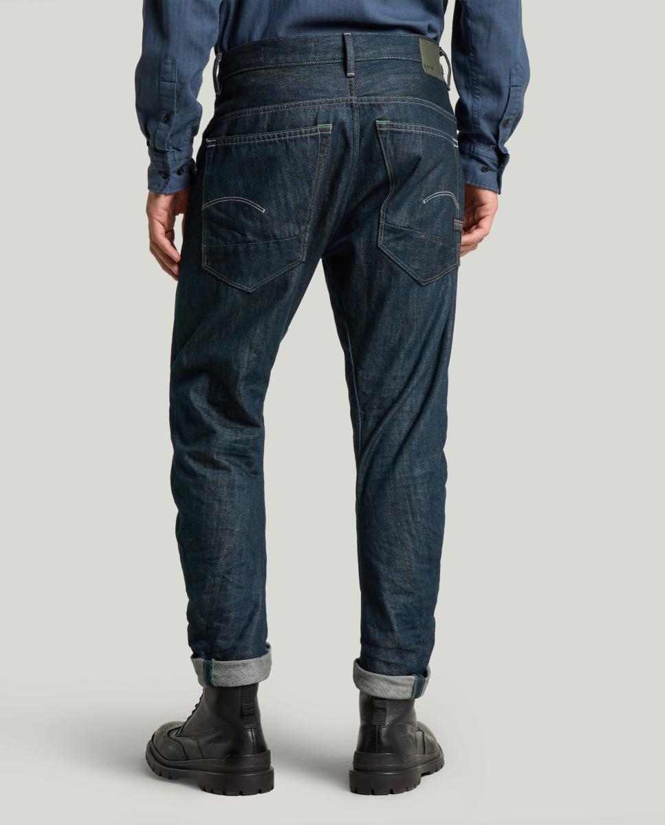 Jeans Modelo Arc 3D de Corte Relaxed e Cintura Média Azul-2