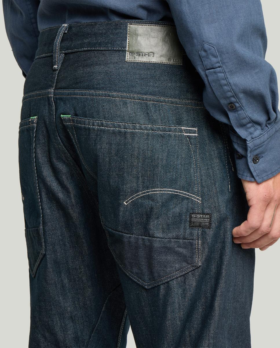 Jeans Modelo Arc 3D de Corte Relaxed e Cintura Média Azul-3