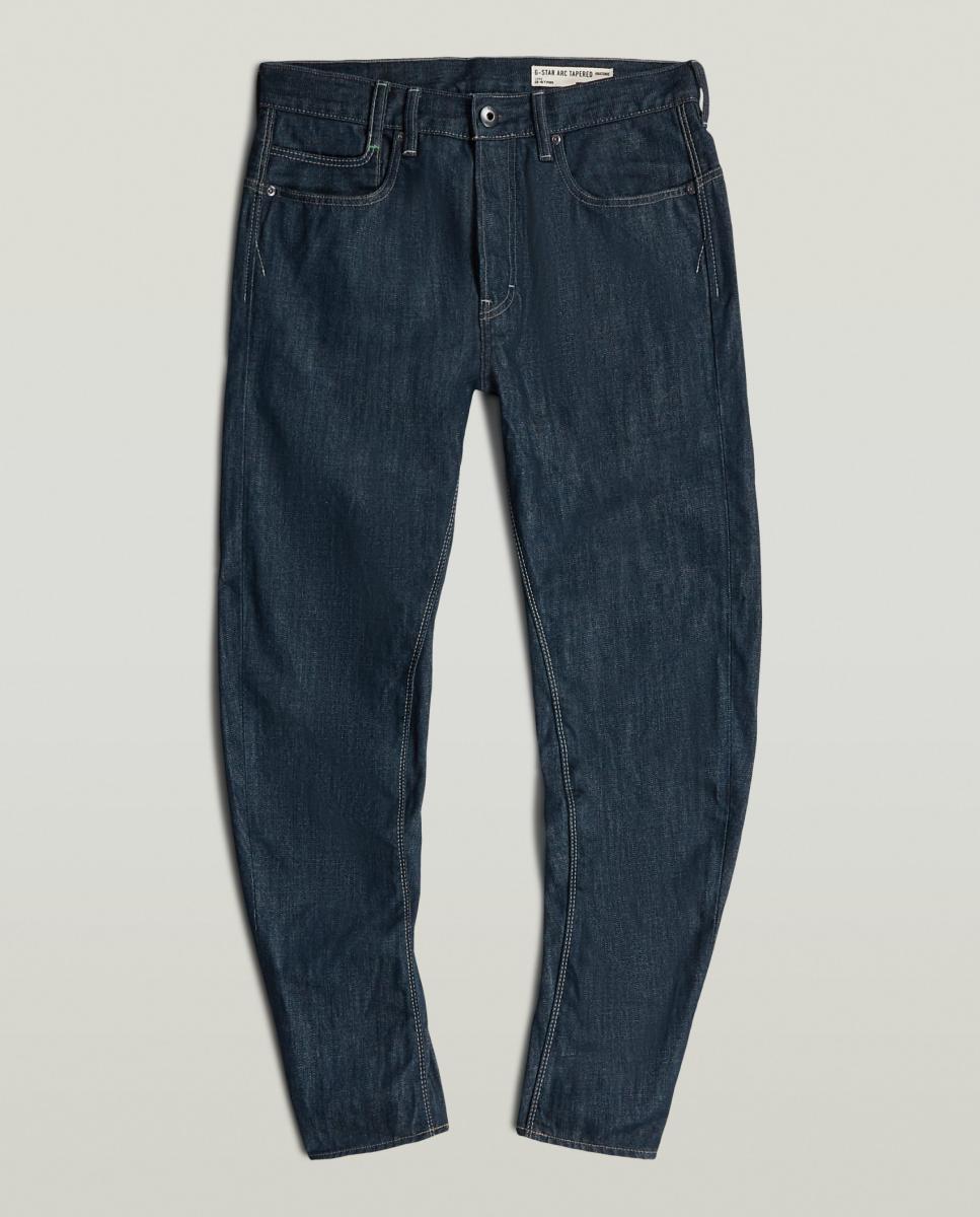 Jeans Modelo Arc 3D de Corte Relaxed e Cintura Média Azul-5