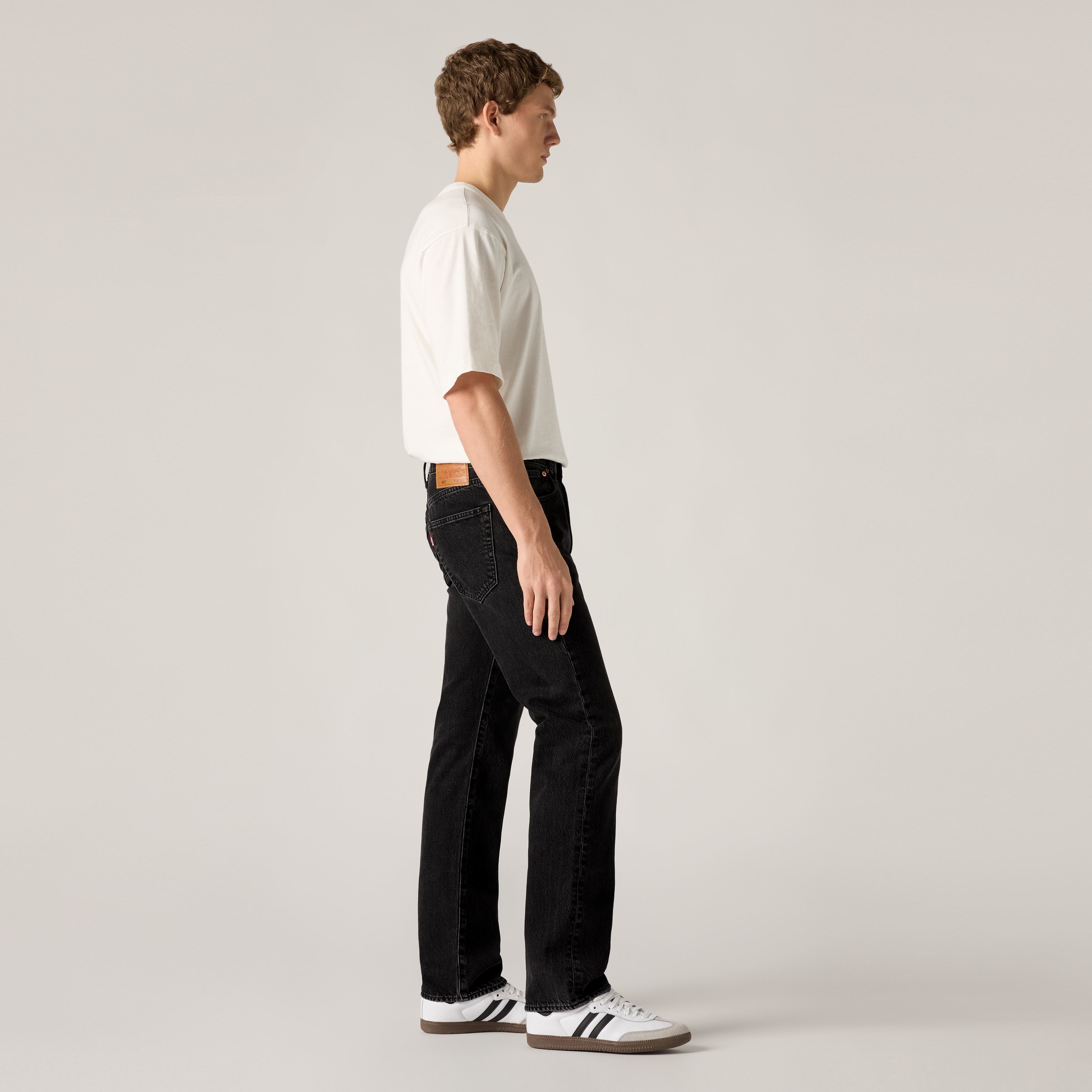 Jeans de homem Levi's 501 regular pretas Preto-5
