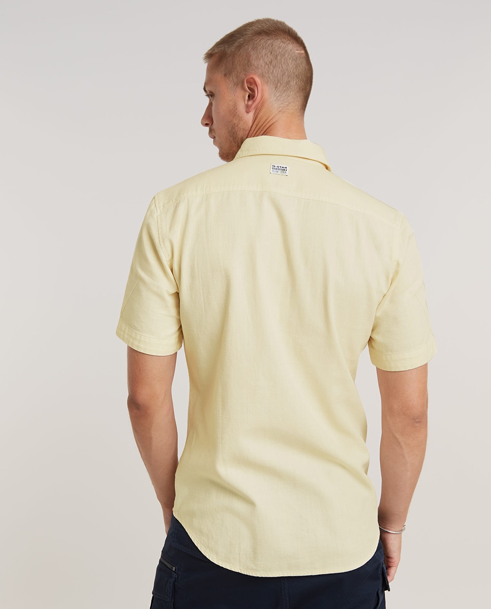 Camisa Marine de Corte Justo Bege-2