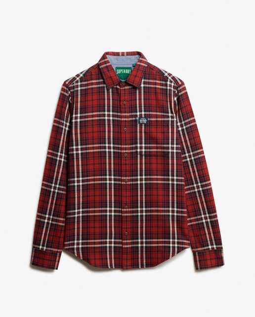 Imagem 0 de Camisa Estilo Lenhador de Algodão com Manga Comprida