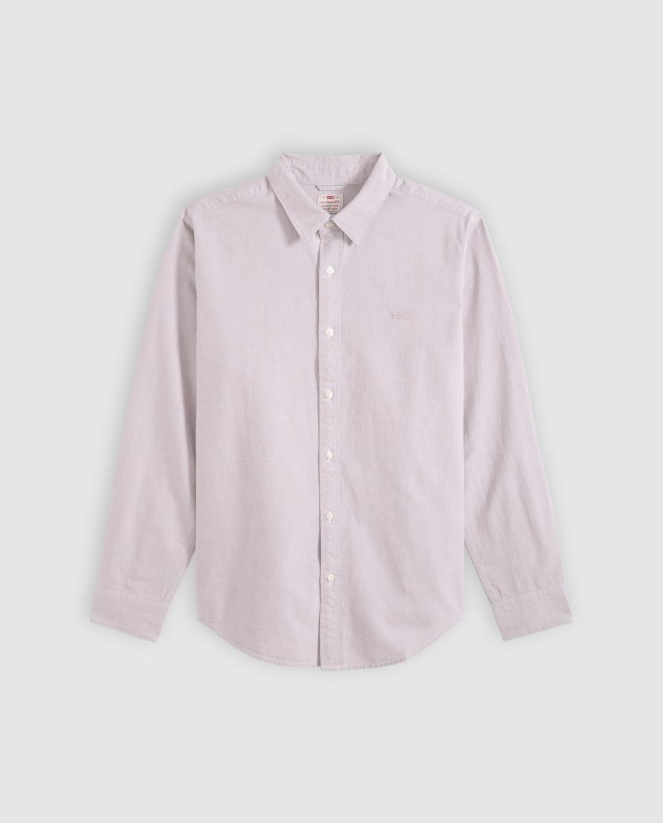 Camisa de Manga Comprida Lilás-5