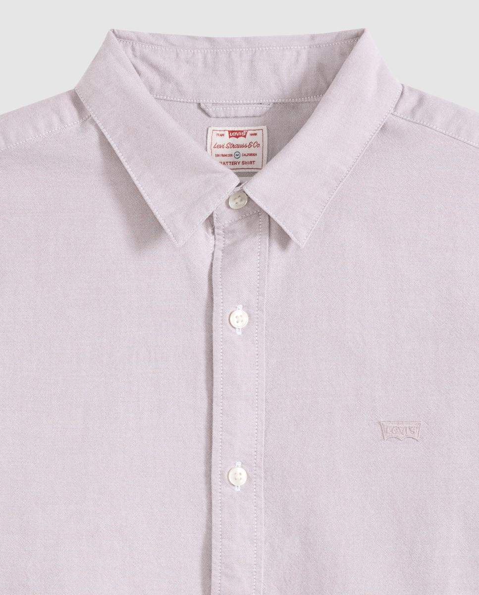 Camisa de Manga Comprida Lilás-6