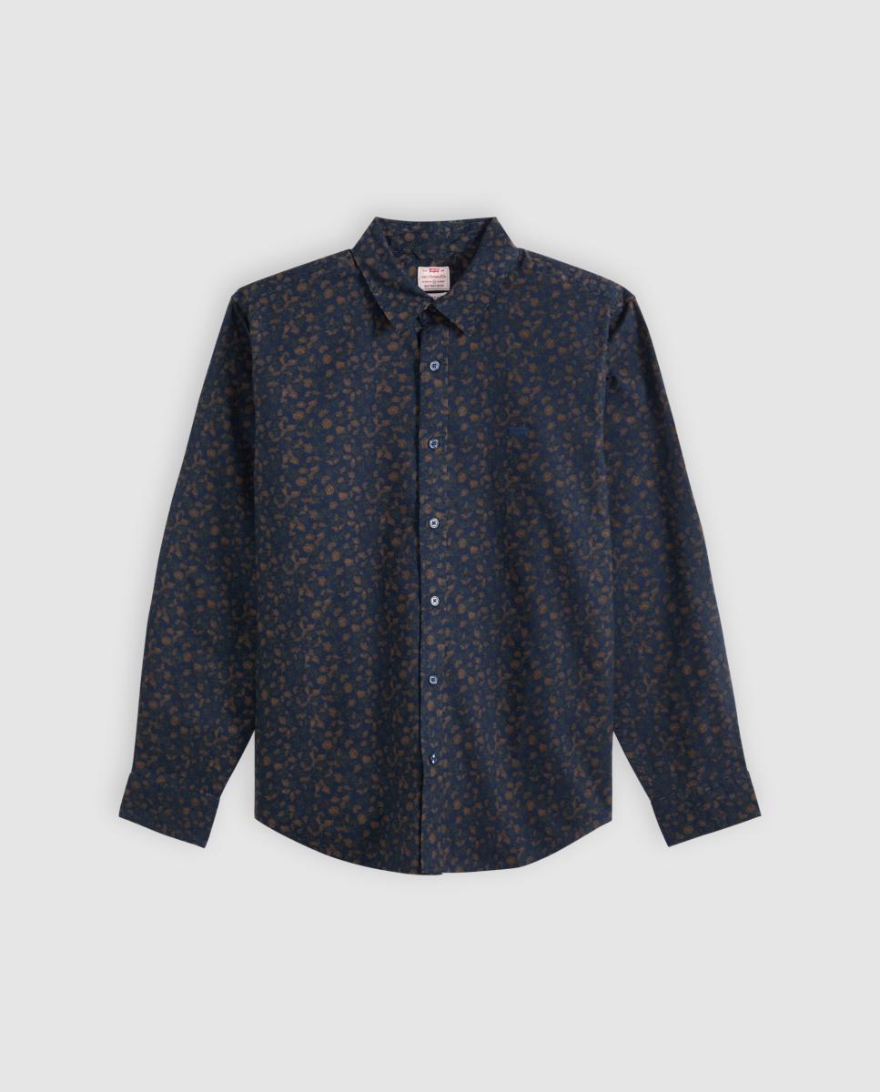 Camisa de Manga Comprida Multicolor-5
