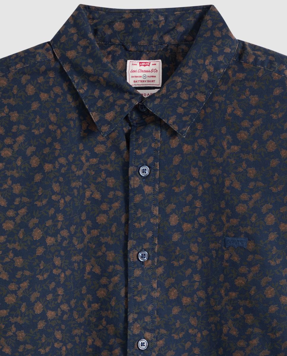Camisa de Manga Comprida Multicolor-6