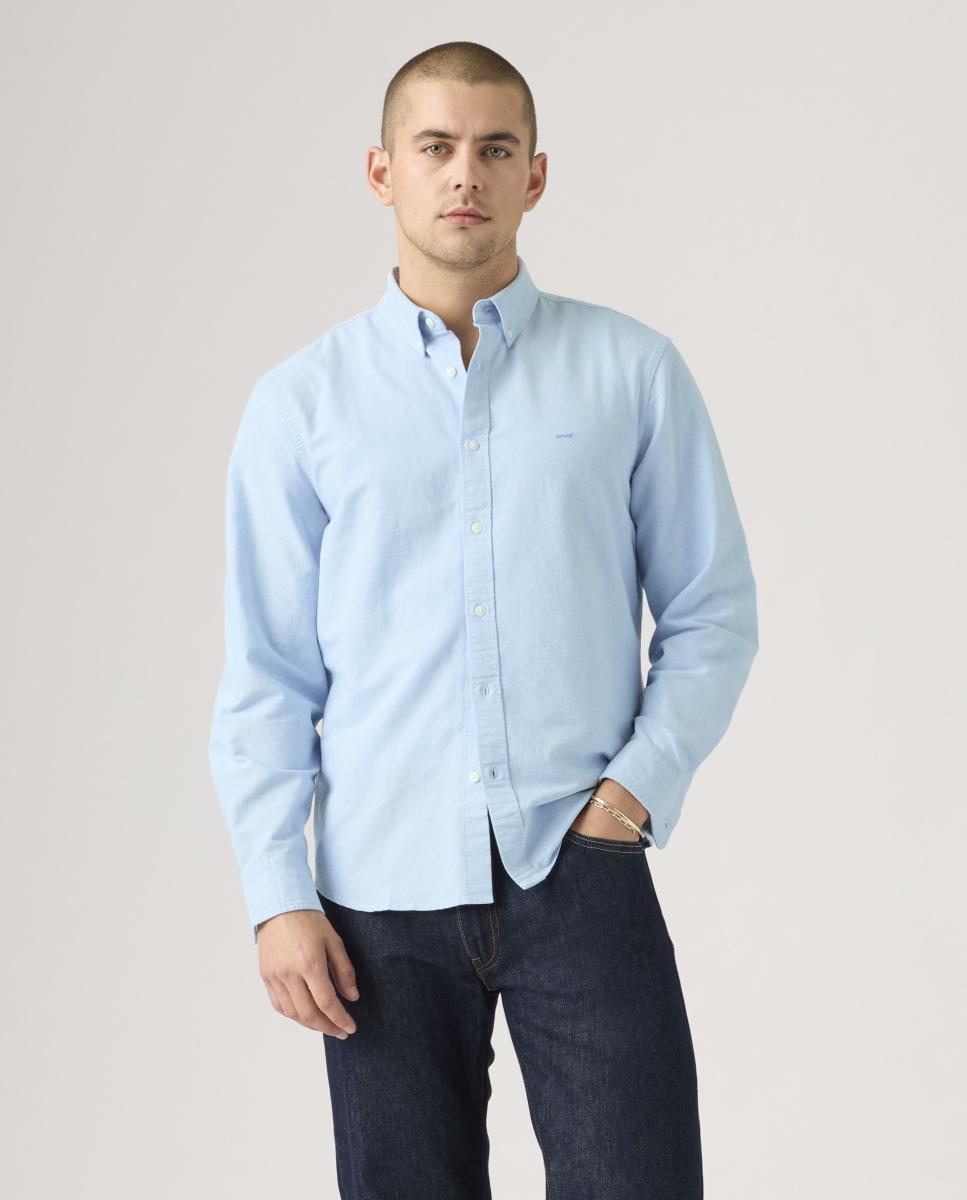 Camisa de hombre de manga larga - Levi's - Azul claro Azul claro-1