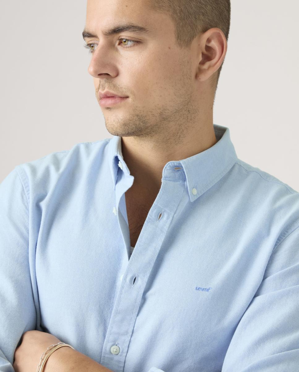 Camisa de hombre de manga larga - Levi's - Azul claro Azul claro-3