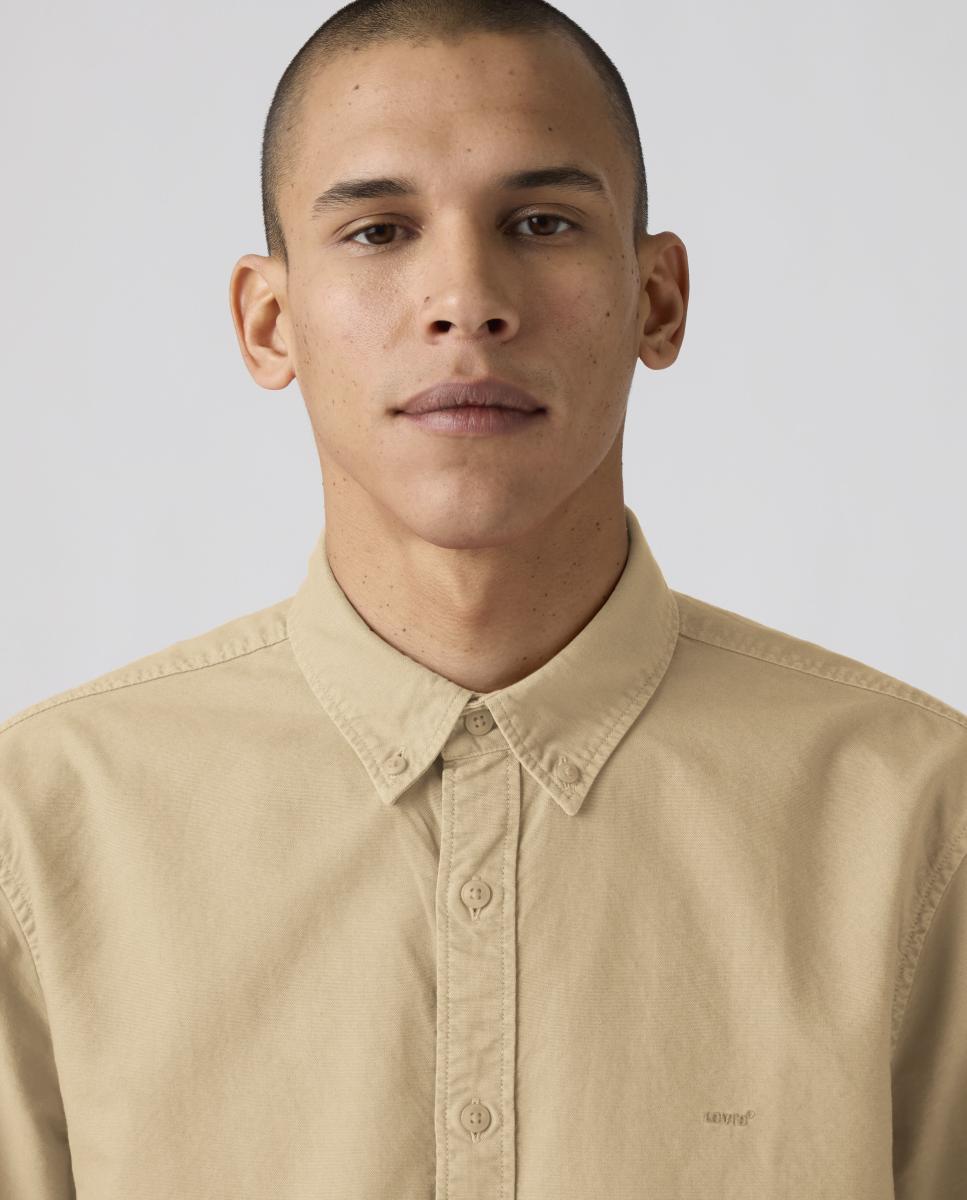 Camisa de hombre de manga larga - Levi's - Kaki Kaki-3