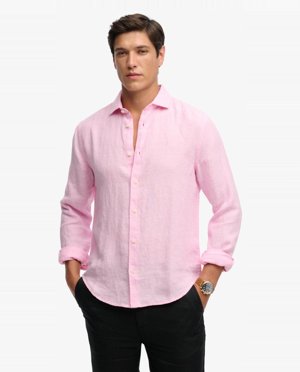 Imagem 0 de Camisa Riviera de Linho com Manga Comprida