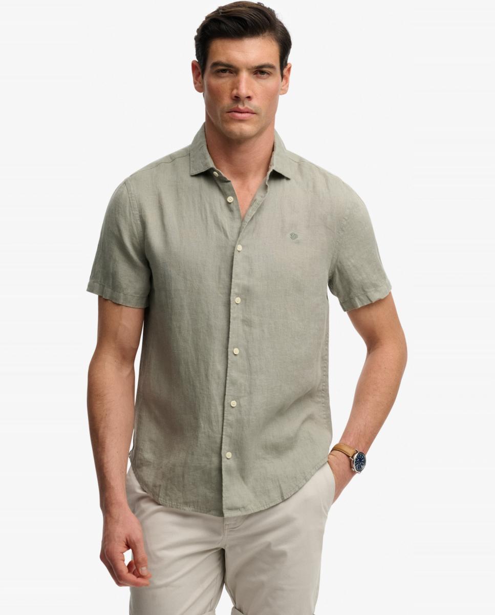 Imagem 0 de Camisa Riviera de Linho na Manga Curta