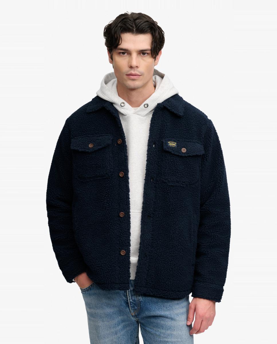 Imagen 0 de Sobrecamisa polar de hombre Retro Azul marino