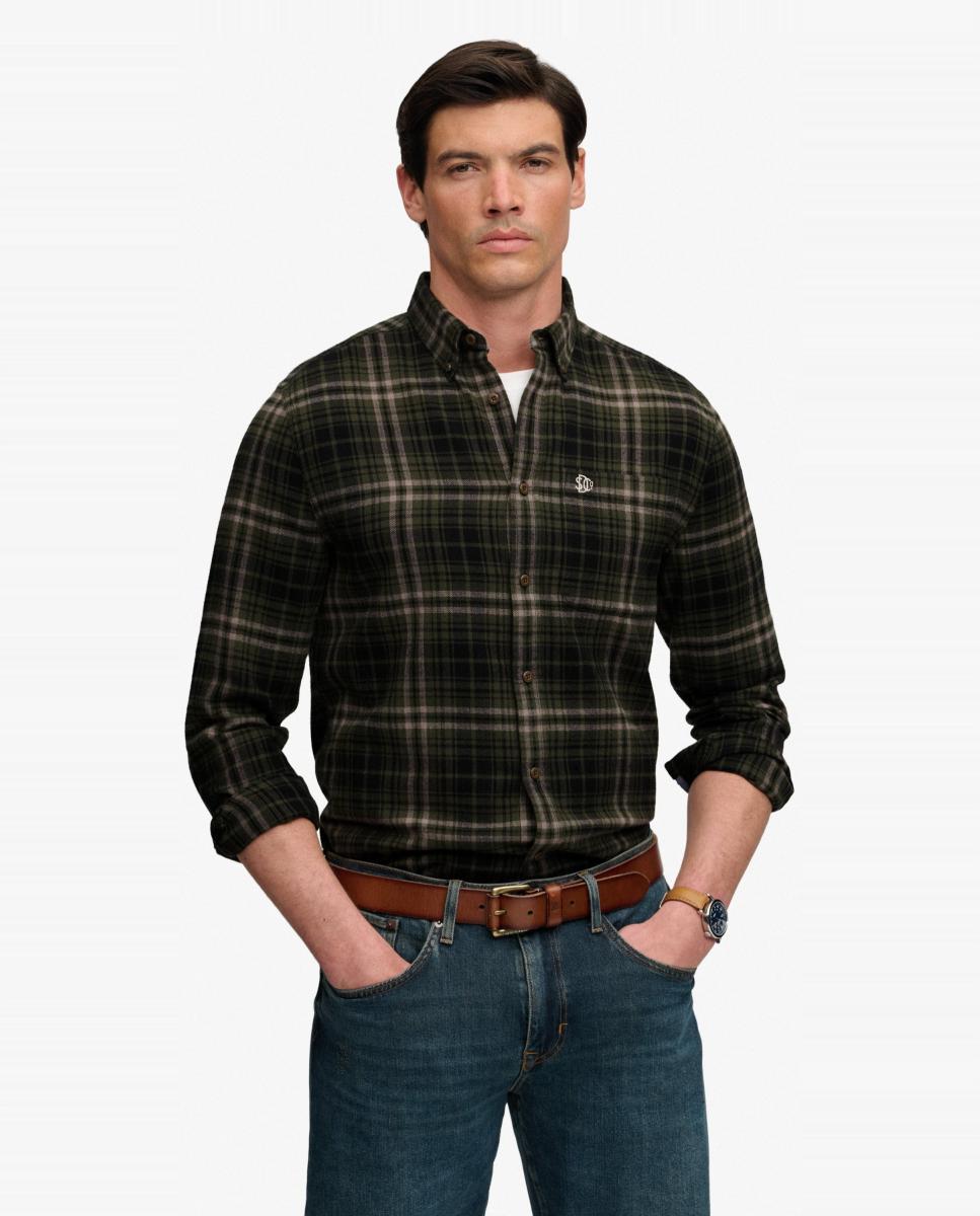 Imagem 0 de Camisa de Algodão Lumberjack com Manga Comprida