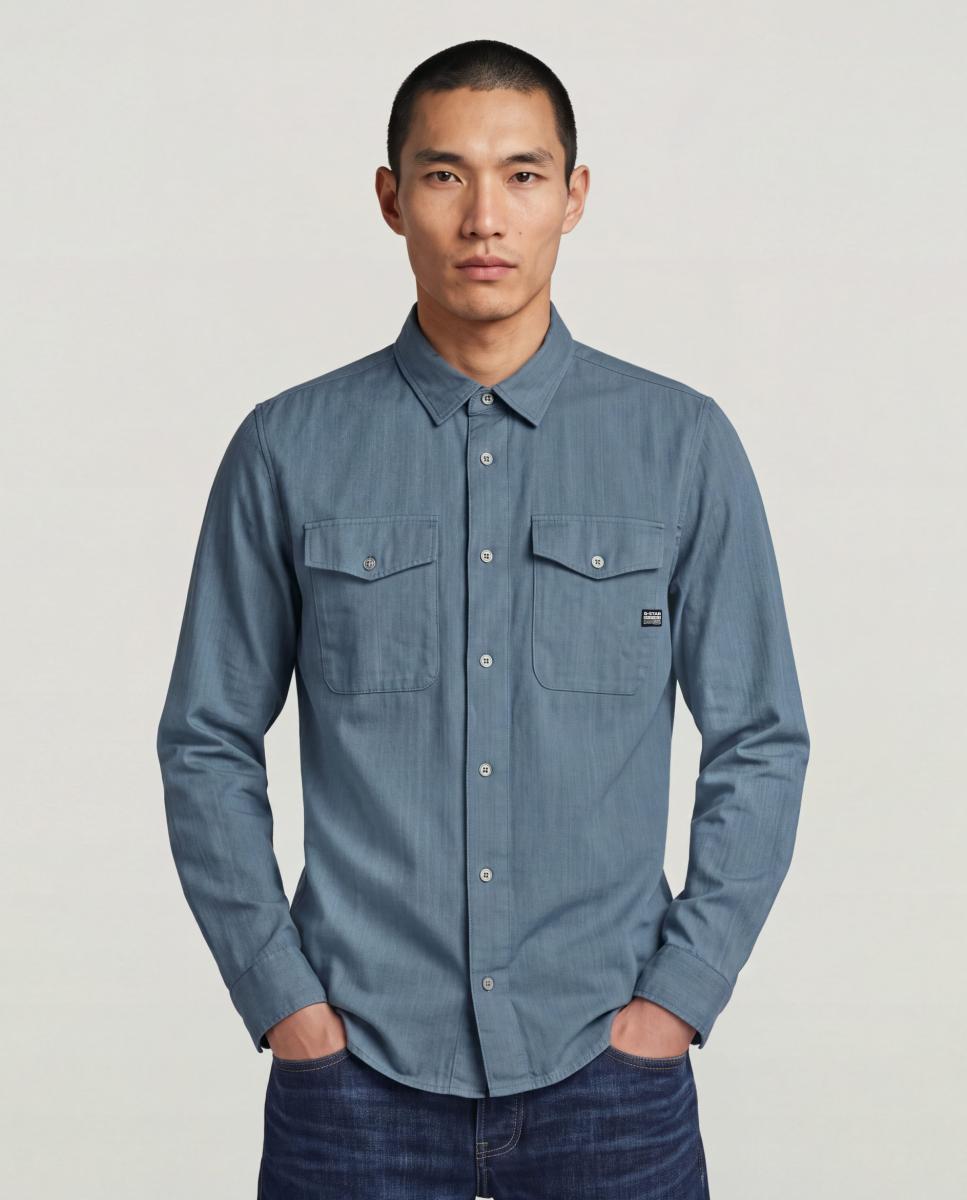Imagem 0 de Camisa Marine de Corte Justo