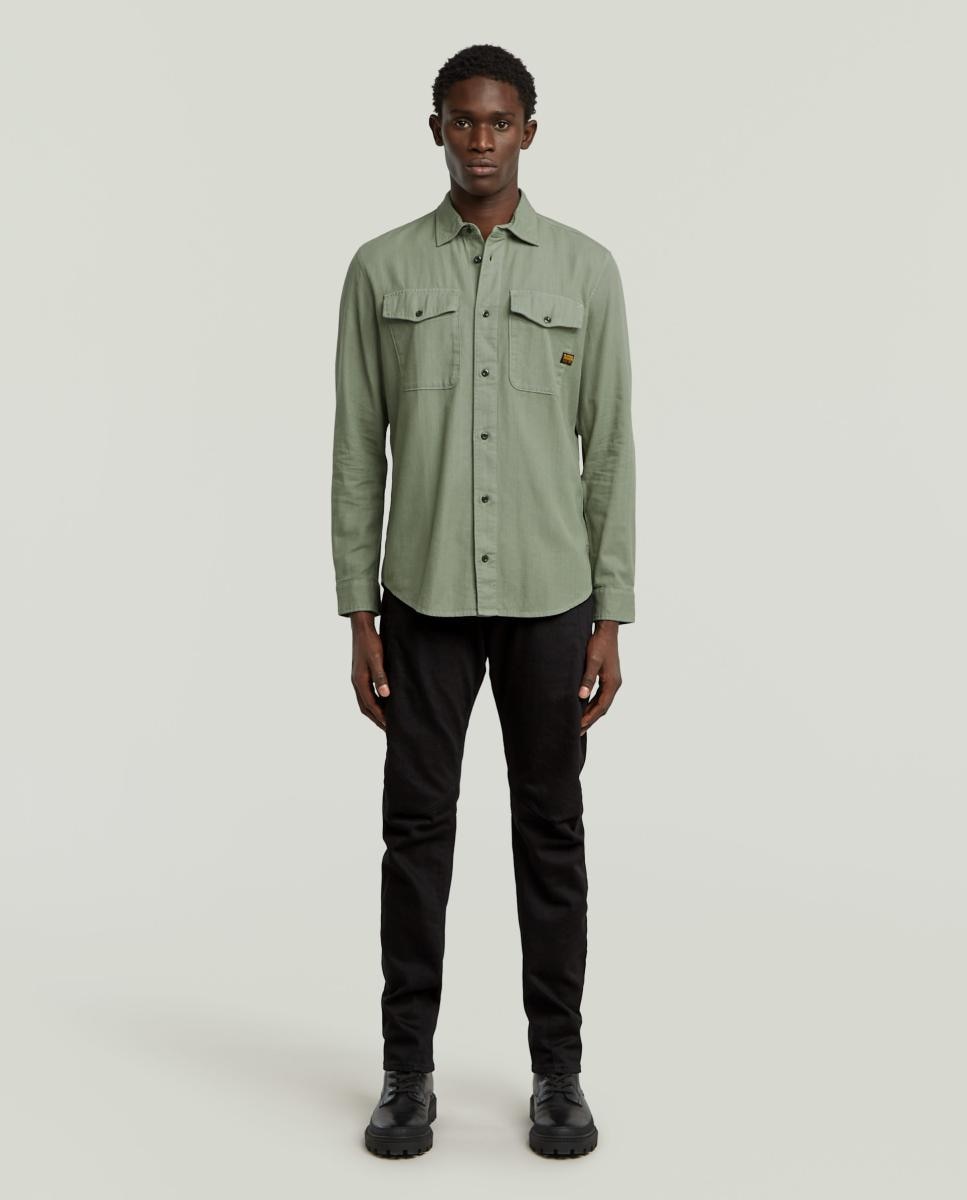 Imagen 6 de Camisa de hombre de corte entallado - G-Star - Verde Verde