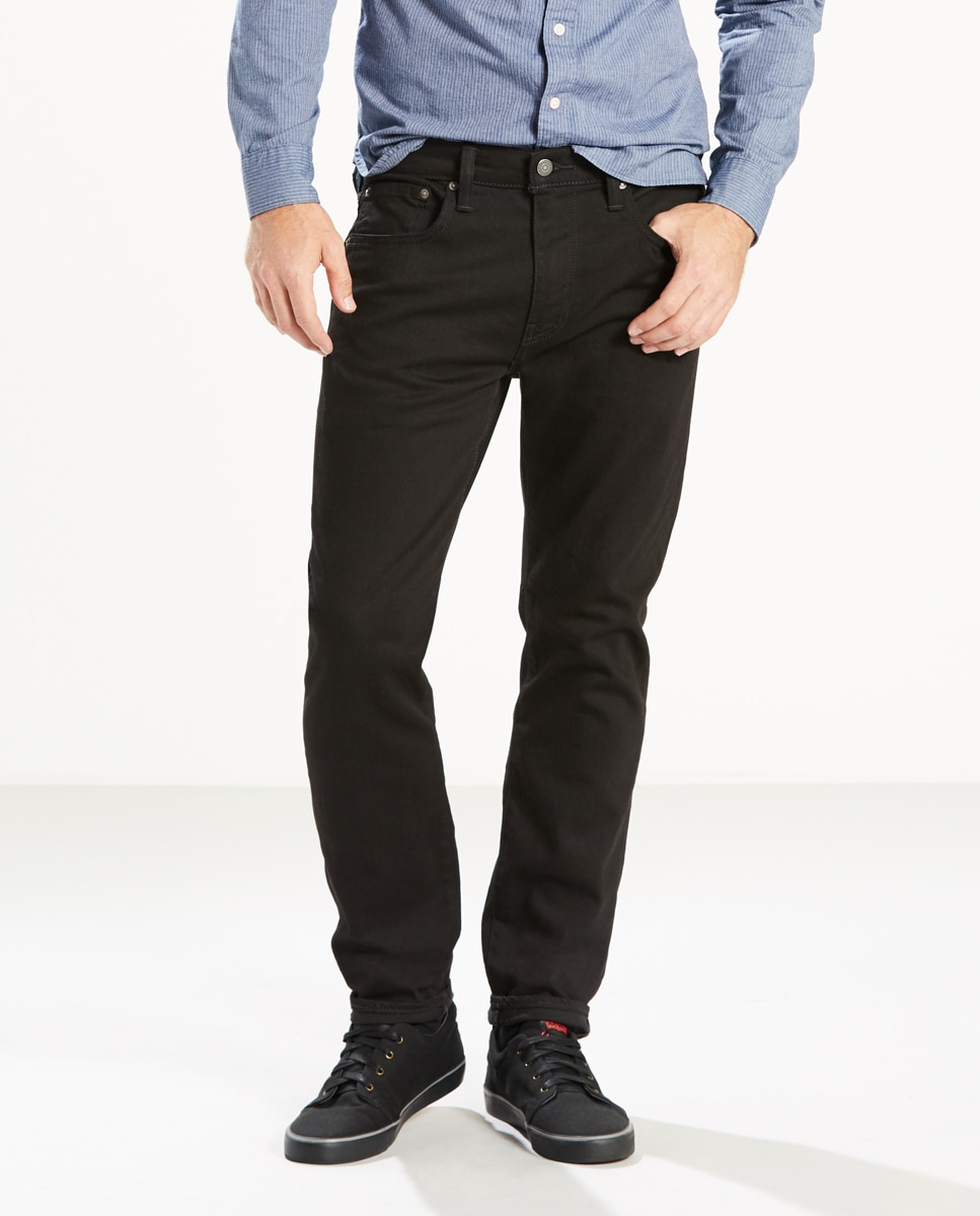 Jeans de homem Levi's 502 regular pretas Preto-2