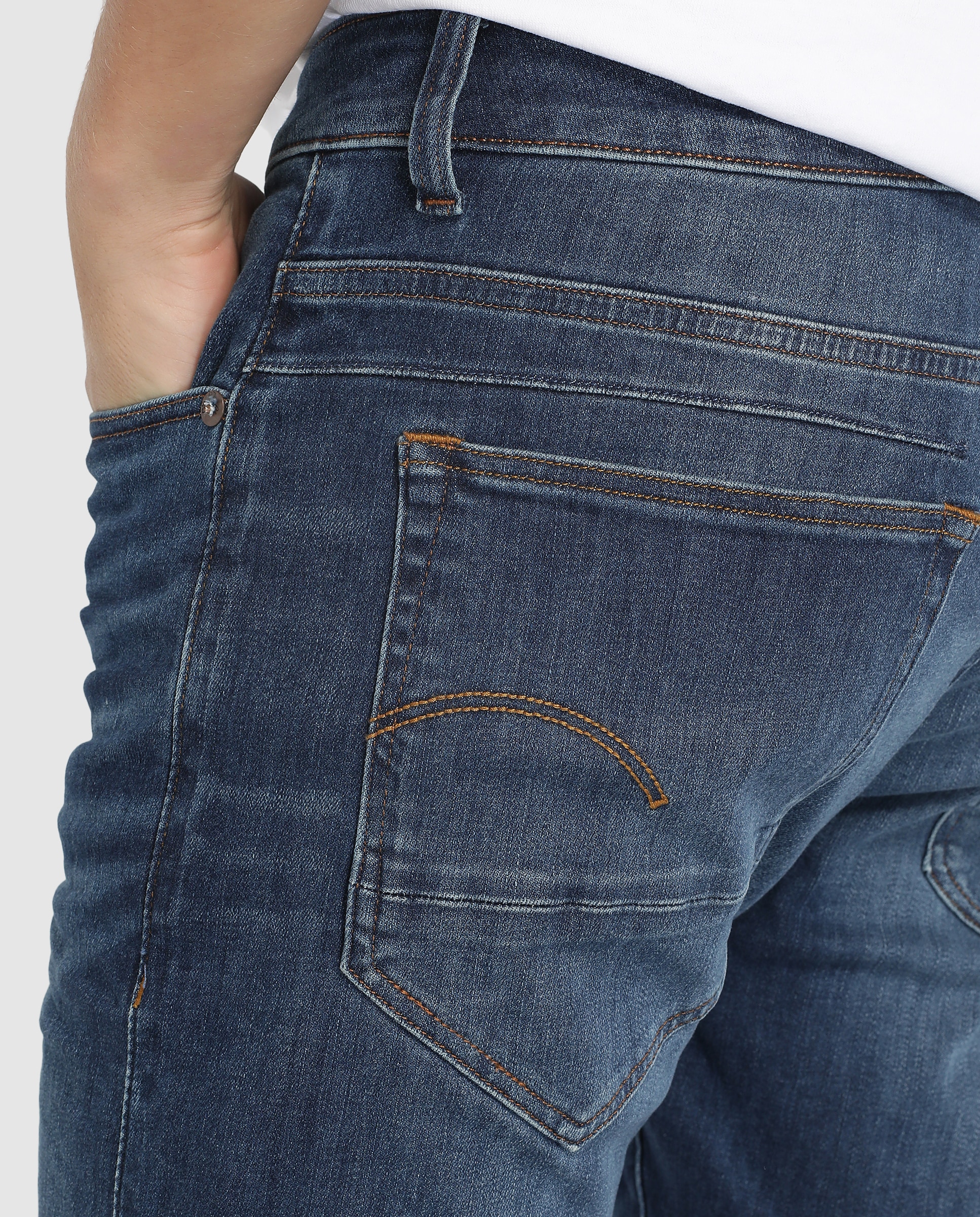 Jeans de homem G-Star Raw slim azul Azul-3