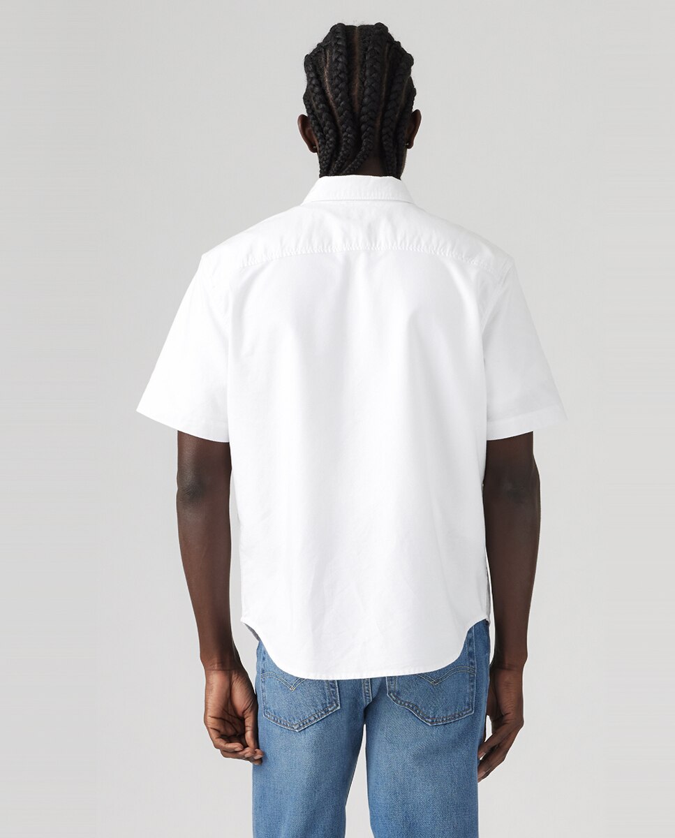 Camisa de Algodão Relaxed Branco-2