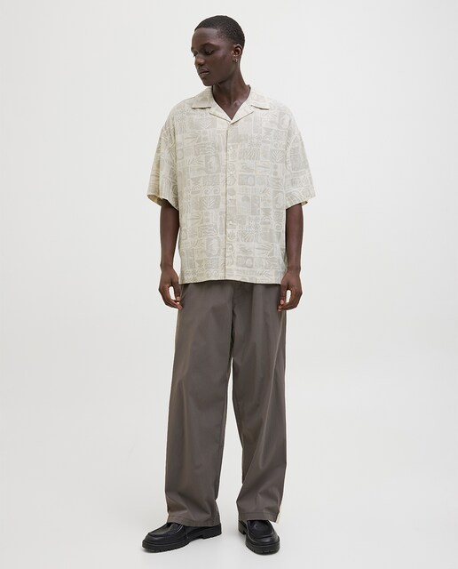 Imagen 0 de Camisa de hombre manga corta estampada