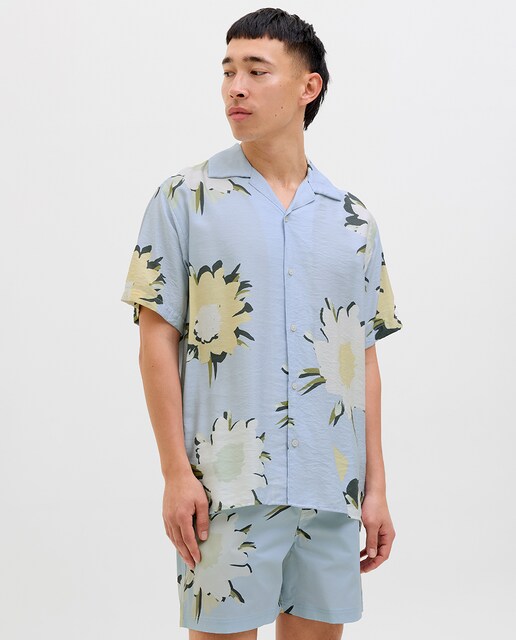Imagen 0 de Camisa de hombre manga corta tejida